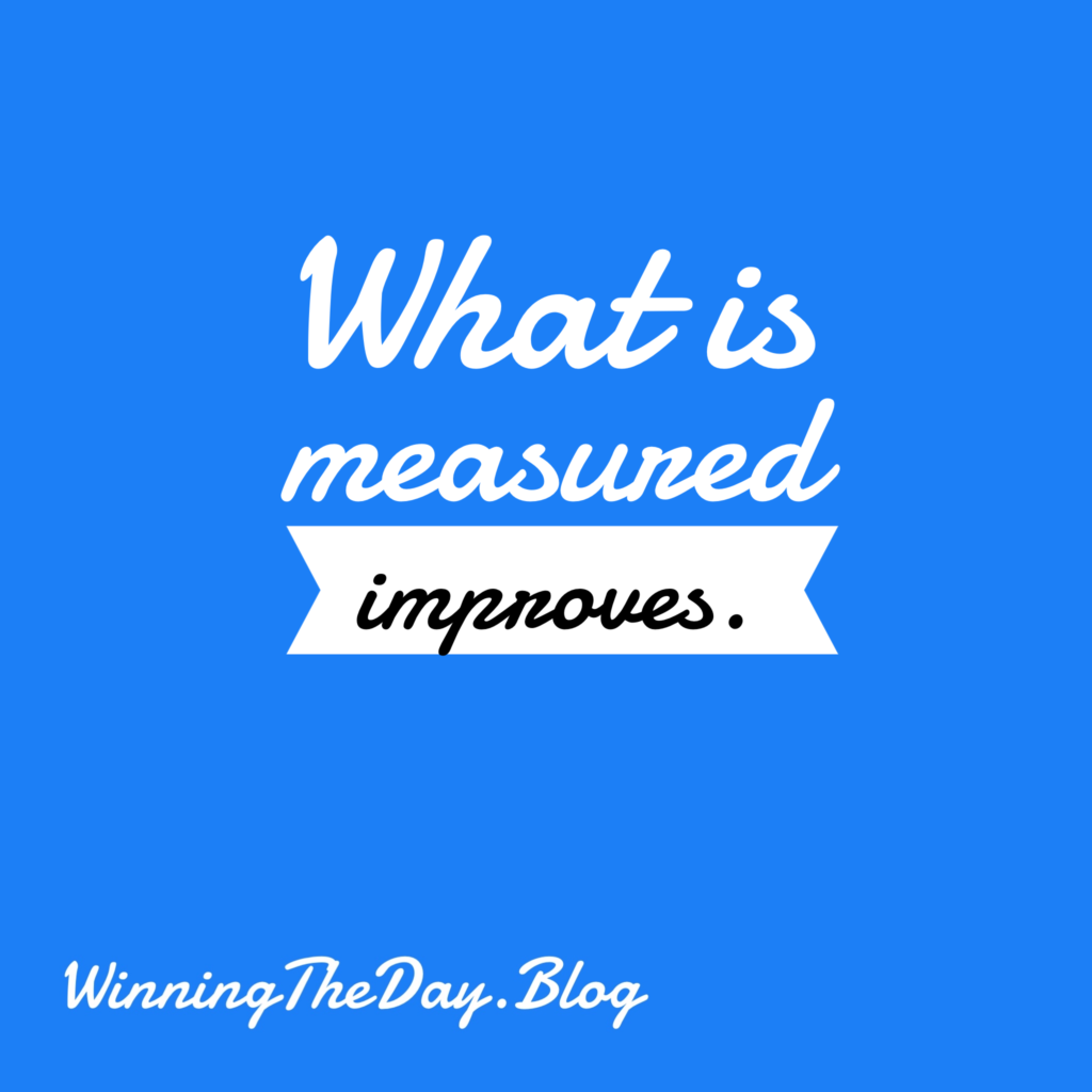 What is measured improves.