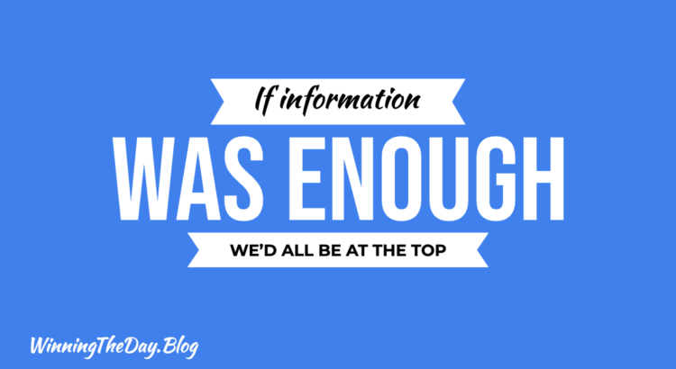 If Information Was Enough