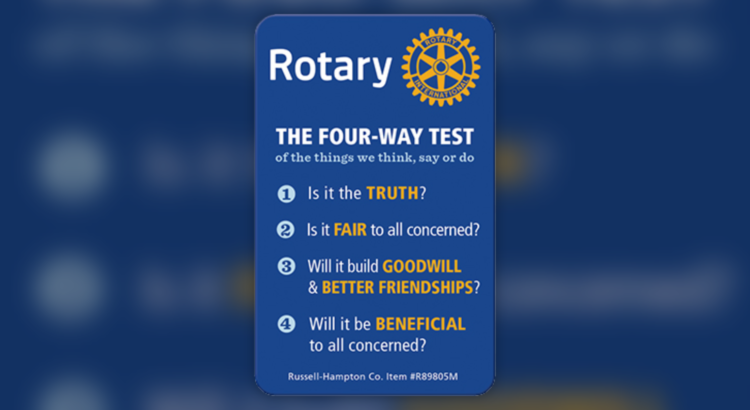 The 4-Way Test: The Ultimate Standard