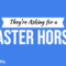 They're Asking for a Faster Horse